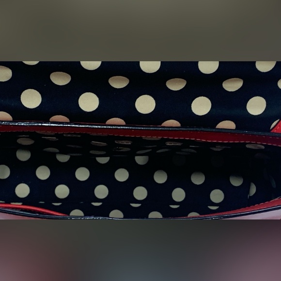 Kate Spade Post St Little Nadine Red Leather Envelope Shoulder Hand Bag - Picture 7 of 7